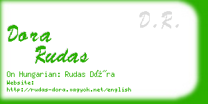 dora rudas business card